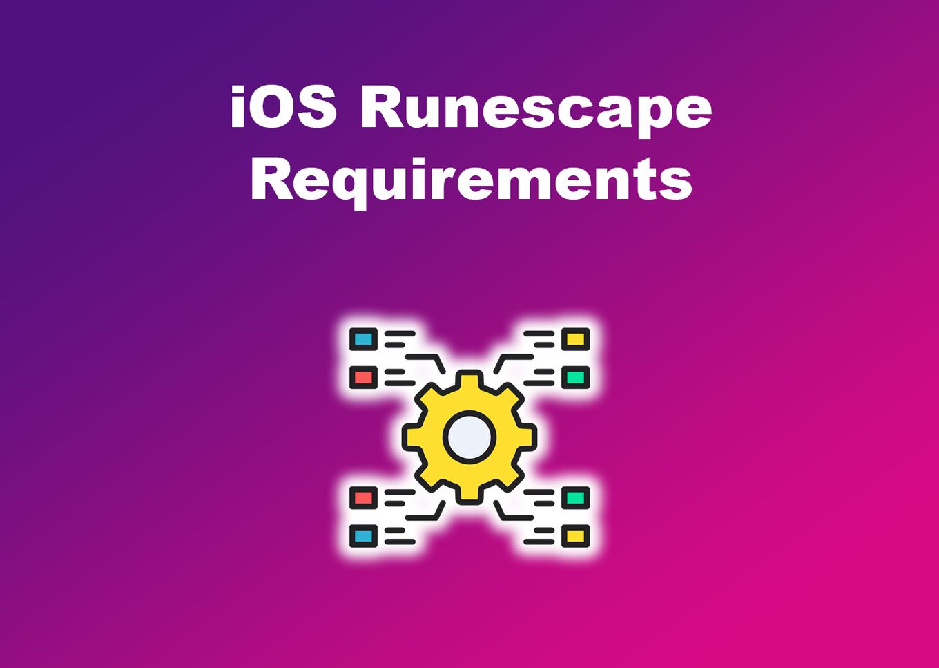 iOS Runescape Requirements