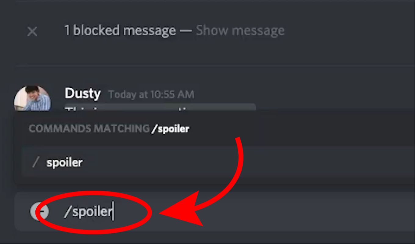 Markdown Spoiler Tag - Black Out Text On Discord PC