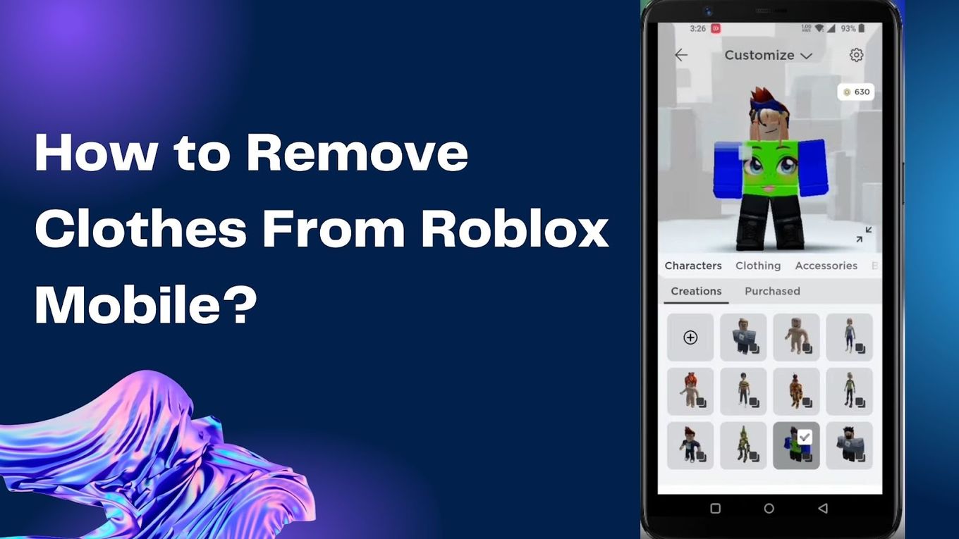 How to Remove Clothes From Roblox Mobile?