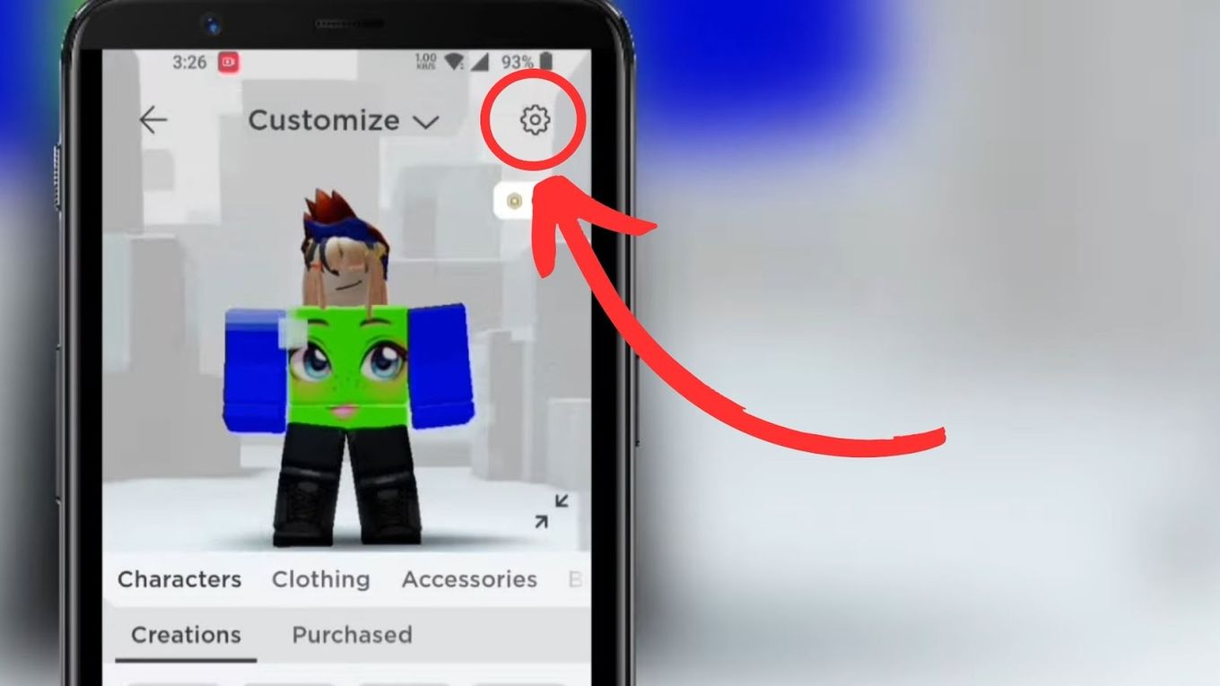  Tab Settings Gear Roblox App