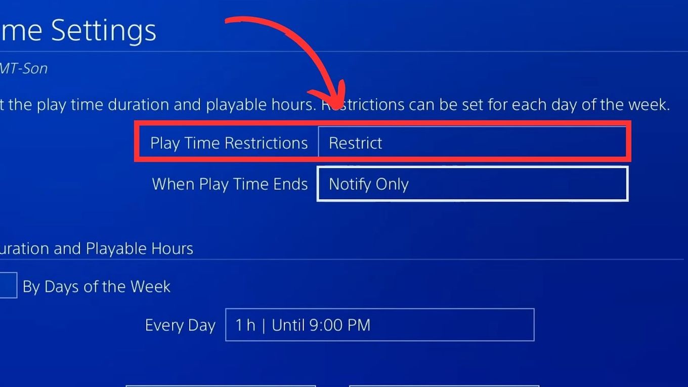 PlayTime Restrictions - How To Restrict Playtime On PS4