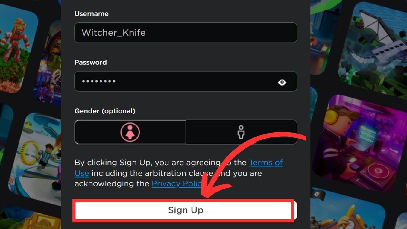 How to Sign Up for ROBLOX 