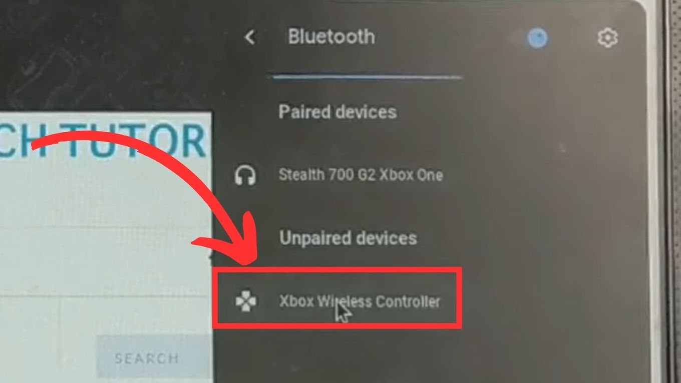 Connect Xbox Controller Chromebook With Bluetooth - Step 4