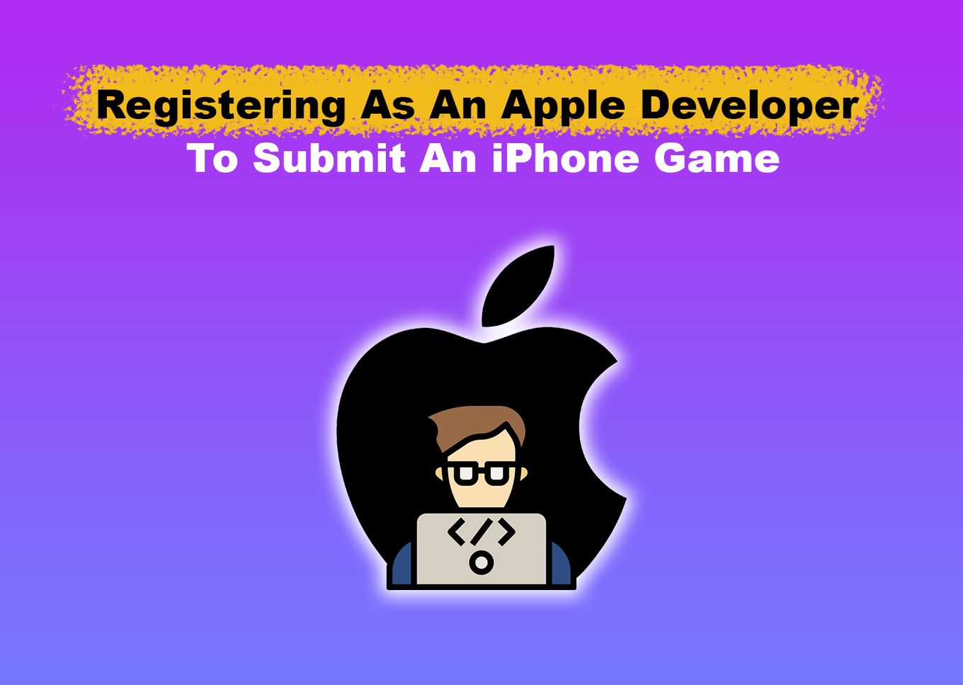 Registering as an Apple Developer to submit an iPhone game.