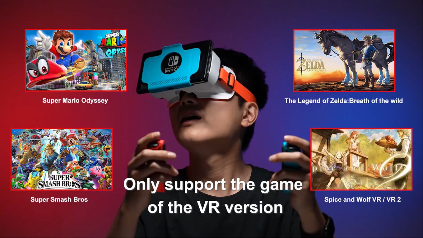 Put Switch VR Mode Step 1