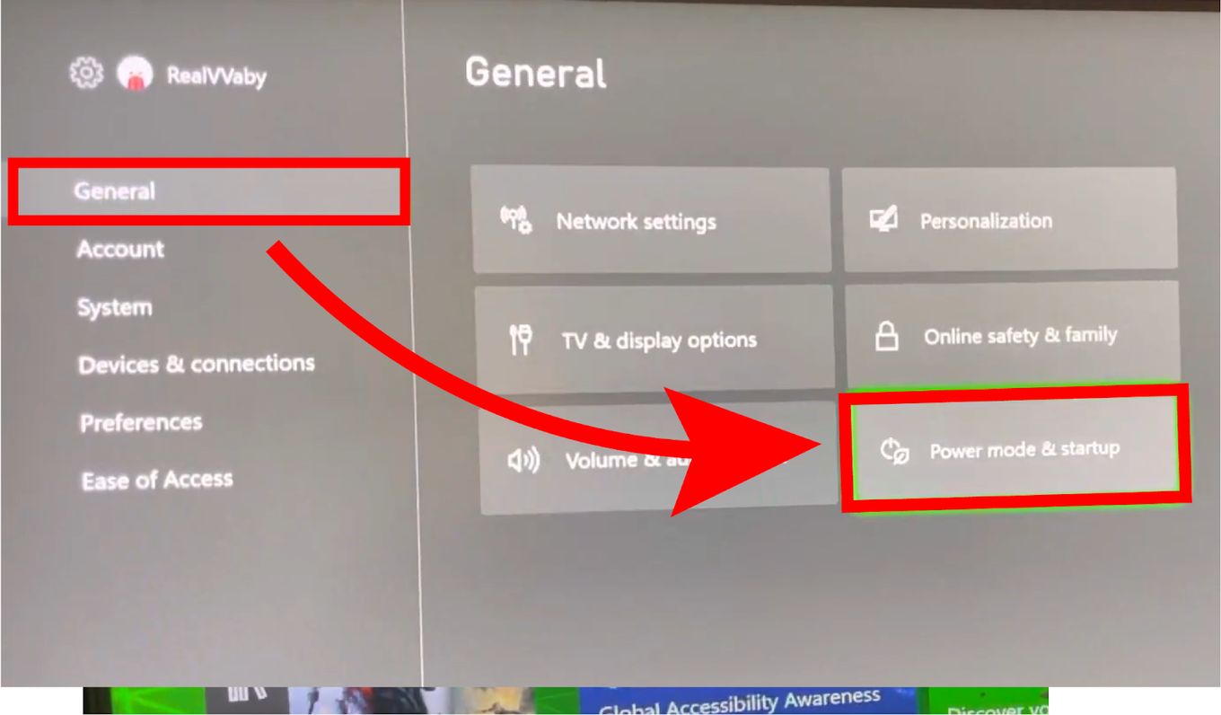 Turn Off Storage When Xbox is Off - Step 2