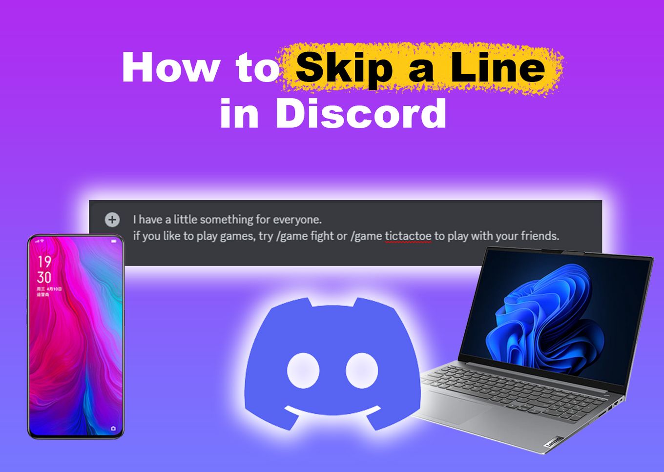 How to Skip a Line in Discord