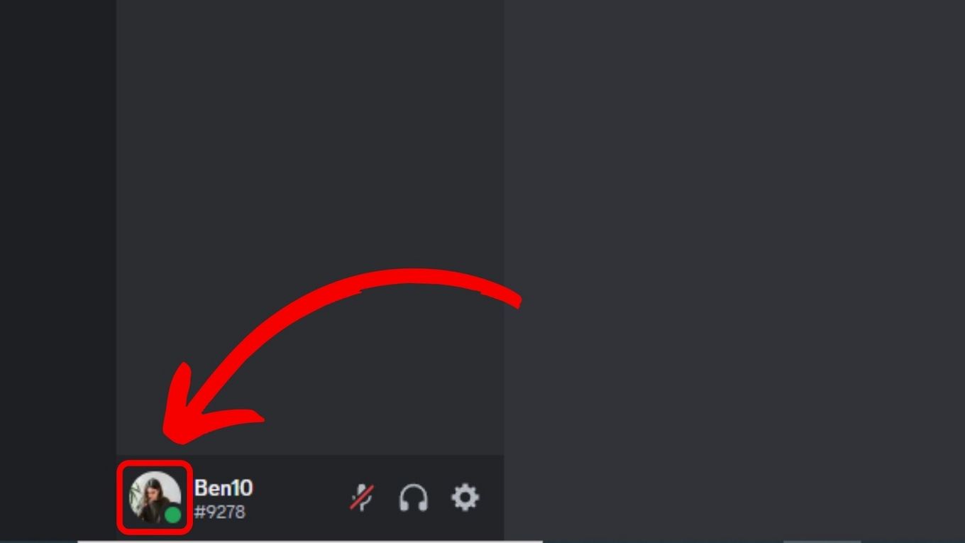 How To Change Your Online Discord Status-Step 2