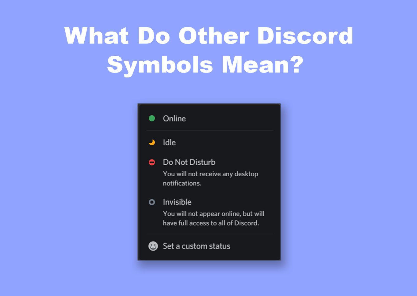 What Do Other Discord Symbols Mean?