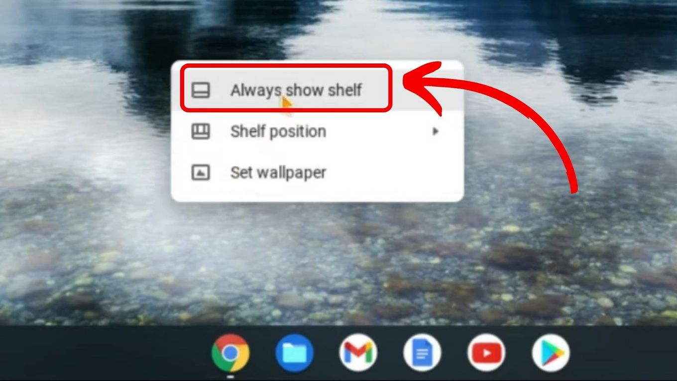 Restore Chromebook Taskbar With Always Show Shelf