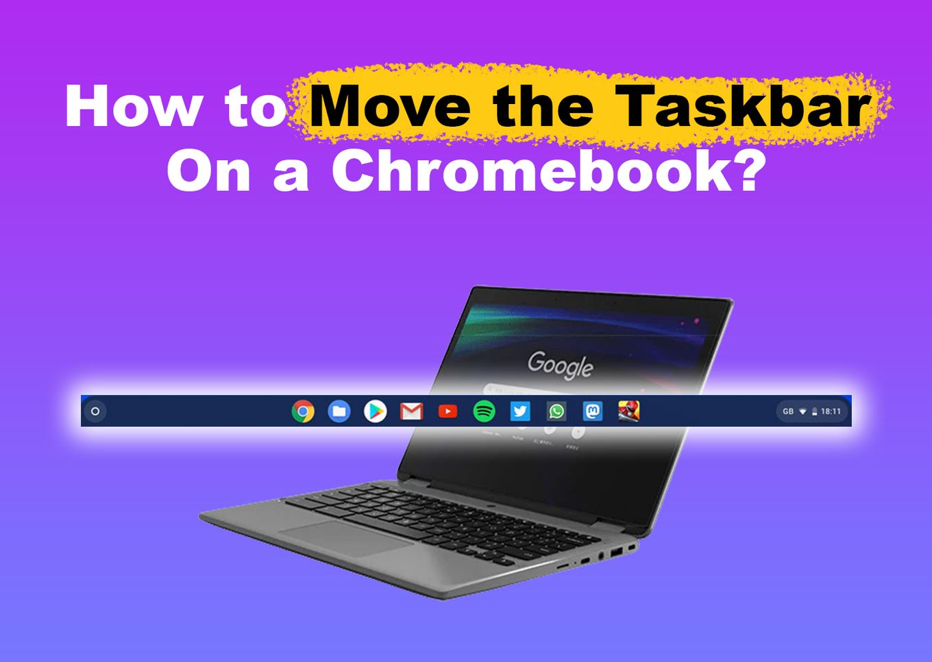 How to Move the Taskbar On a Chromebook