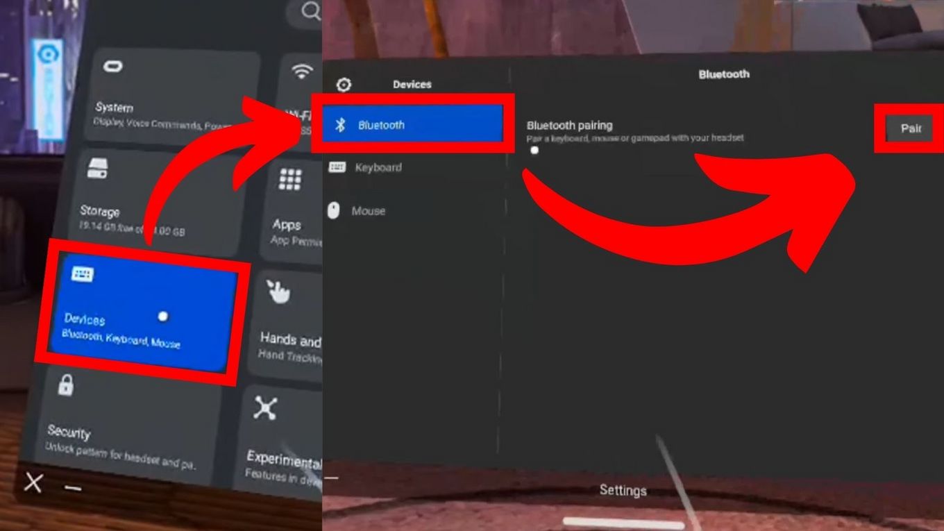 Bluetooth on oculus online quest