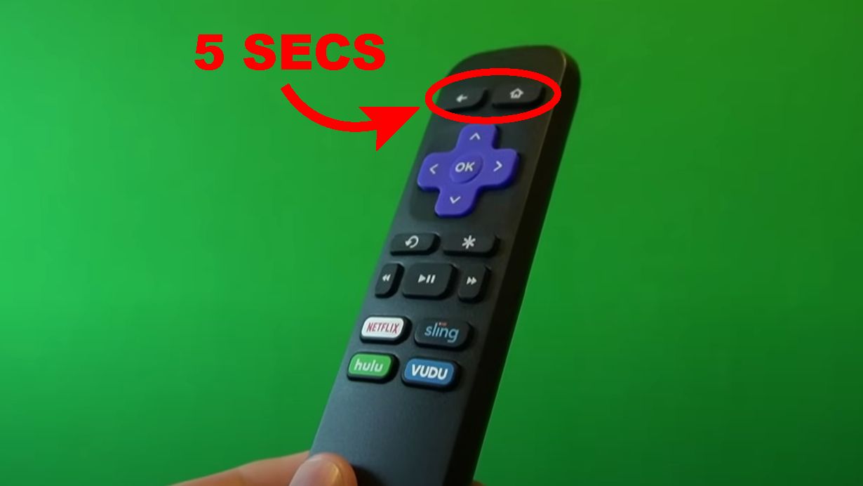 Sync Roku Remote by Hard Resetting