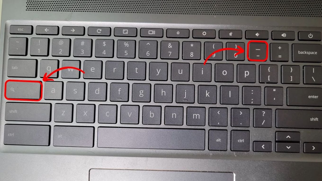 How to use the F11 equivalent key on a Chromebook