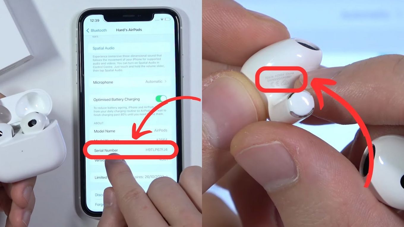How to Take Down AirPods Serial Number