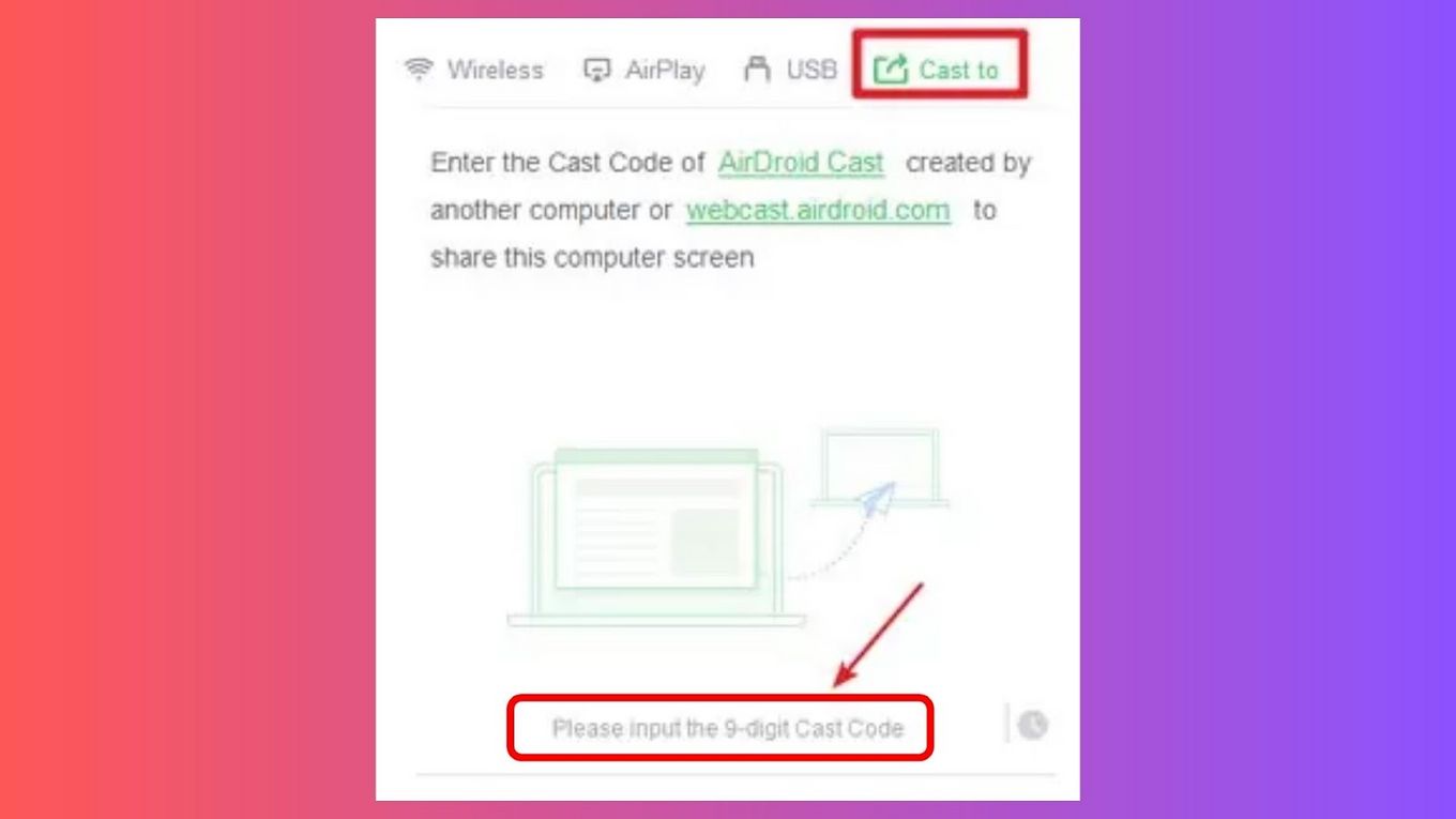 Cast Chromebook Mac Using Webcastairdroid.com