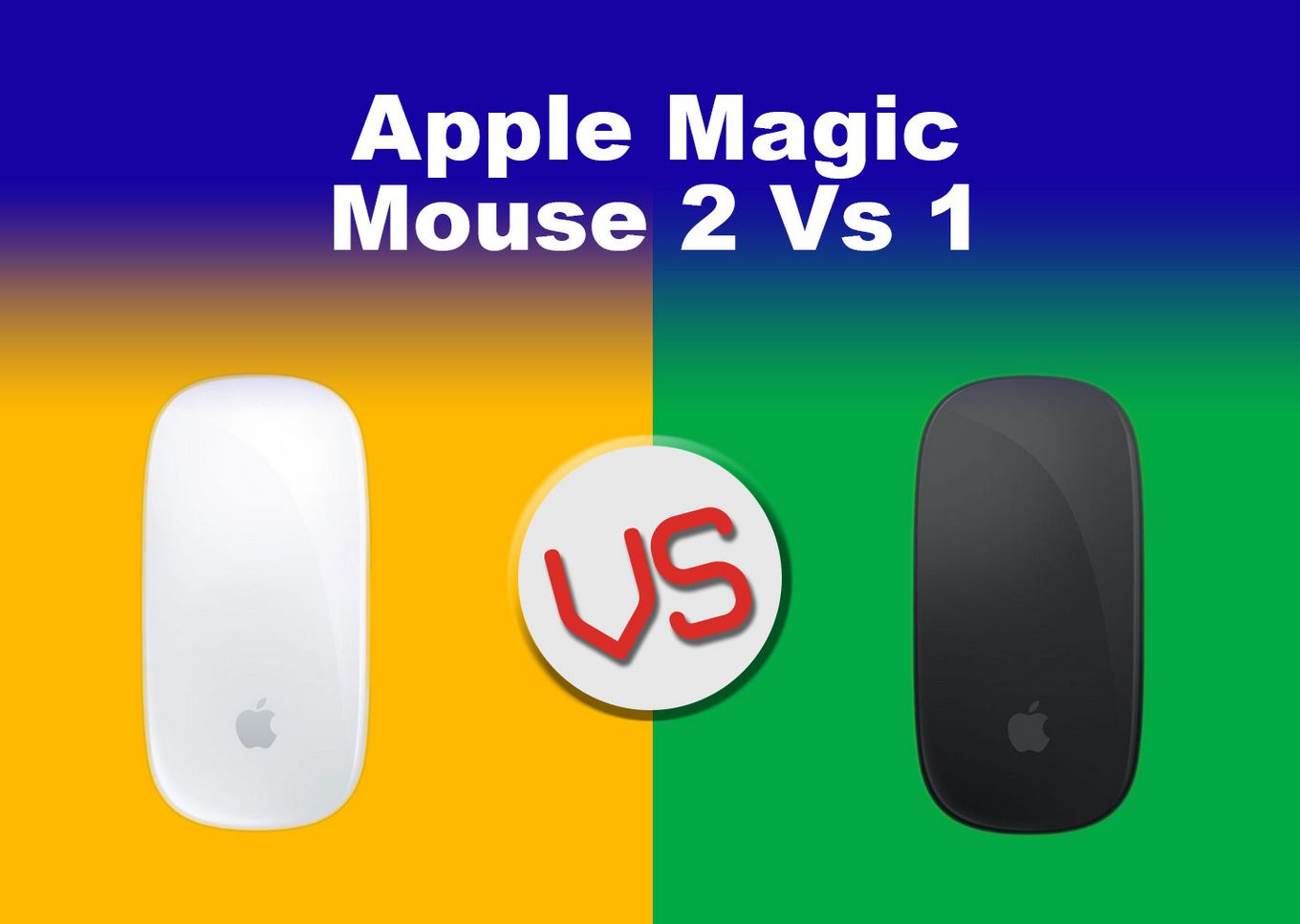 Apple Magic Mouse 2 Vs 1