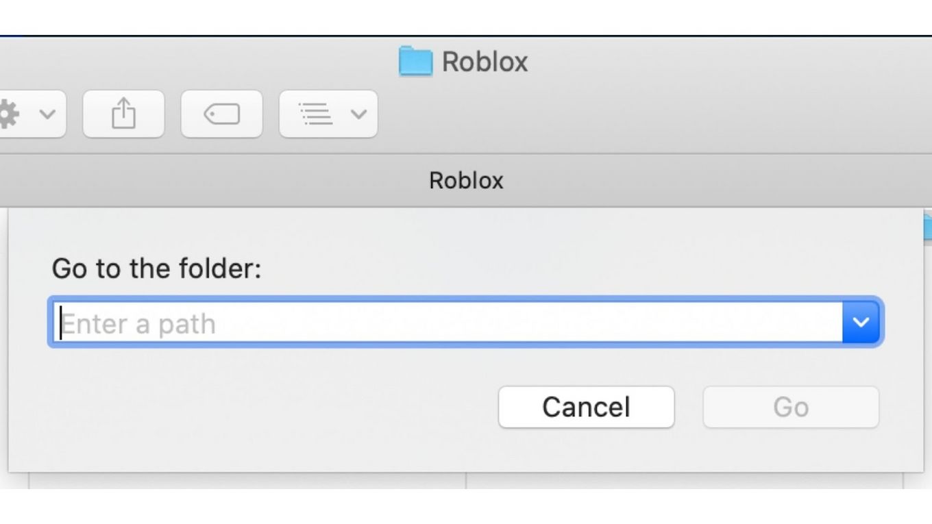 Go to Folder on Mac using CTRL + SHIFT + G