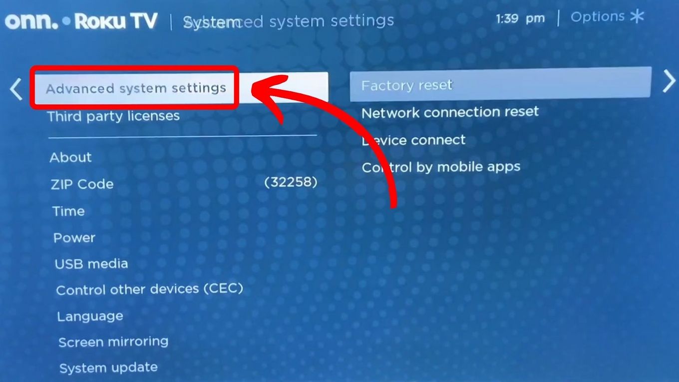 Reset Wi-Fi Connection To Fix Roku-Step 2