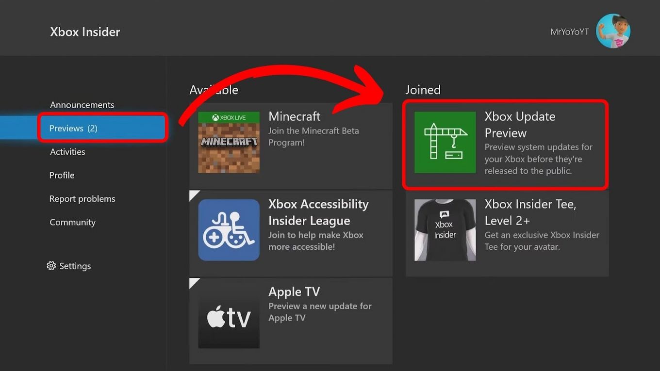 Play Games Early on Xbox With Insider Program – Step 5