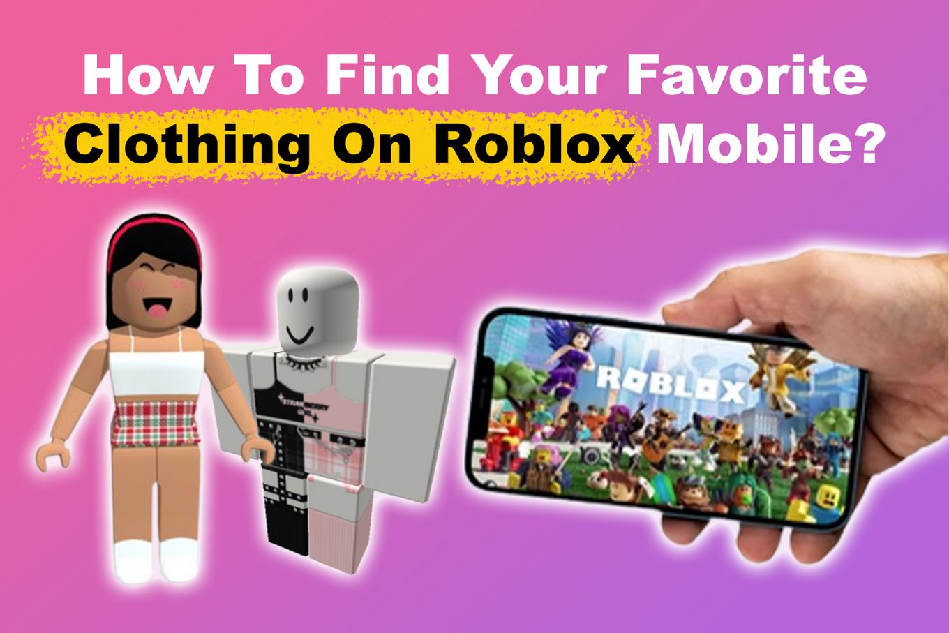 How to find your favorite clothing on Roblox Mobile