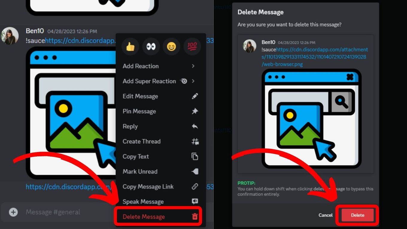 How To Delete A Message On Discord Mobile 