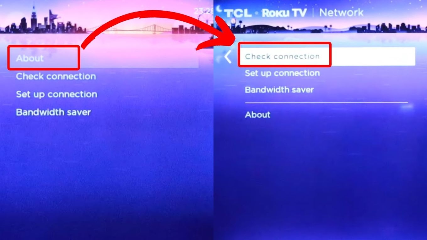 Check Internet Connection to Fix Roku Slow Response