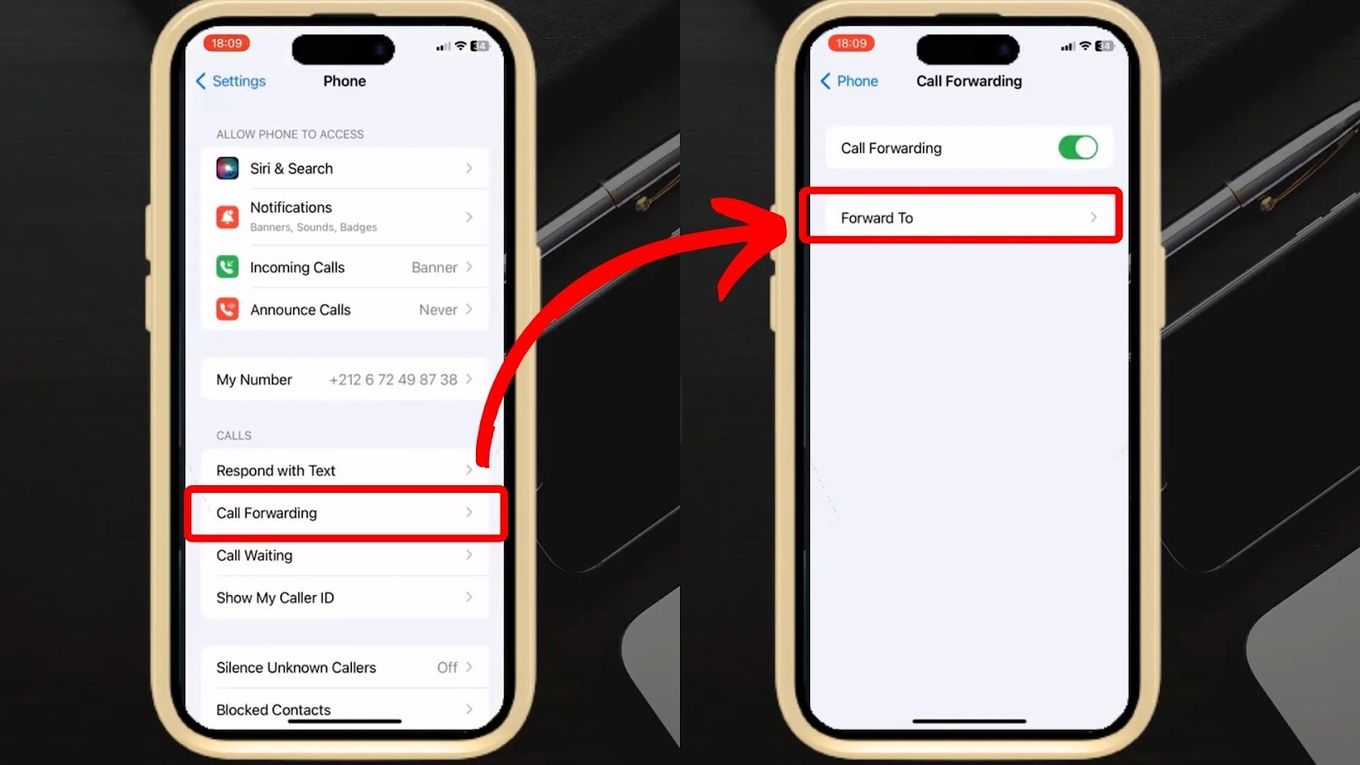 Setting Up Call Forwarding on iPhone