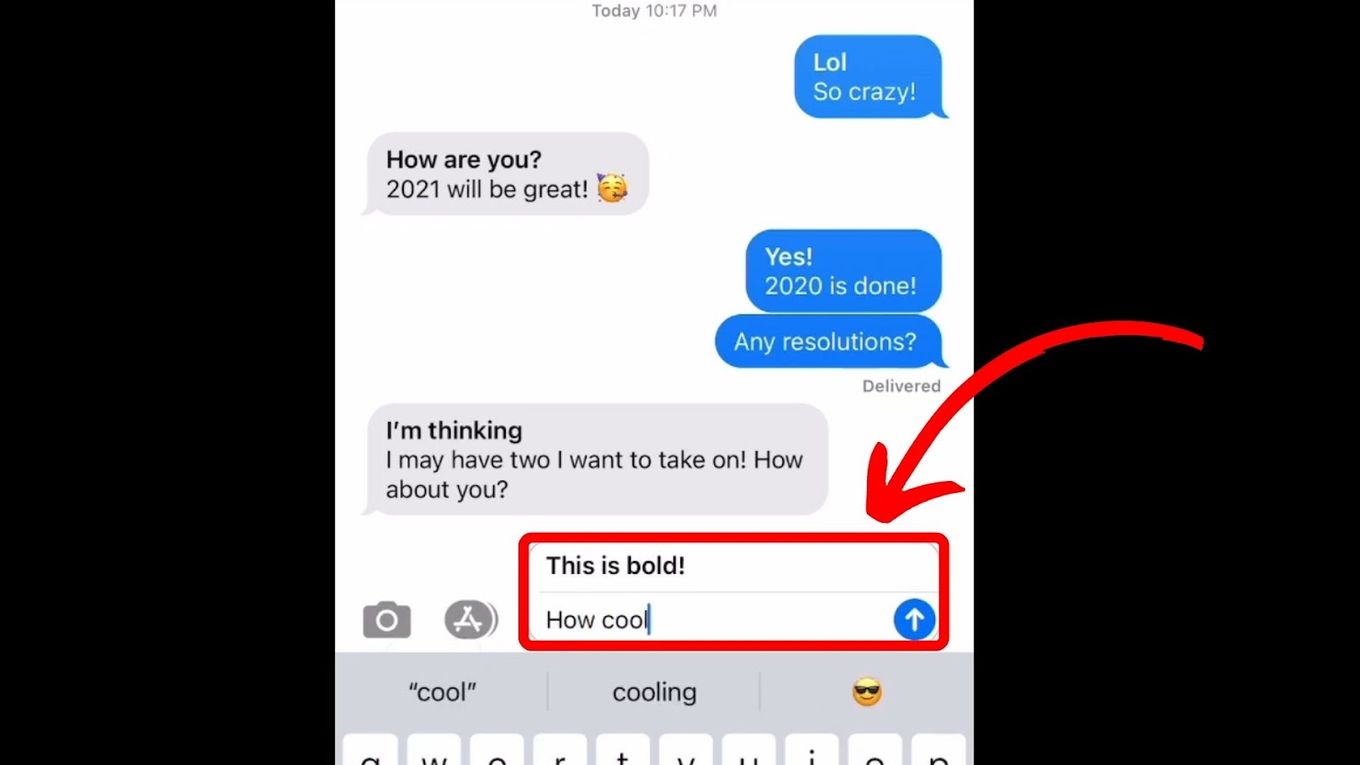How to use bold, italics and underline on your standard iPhone