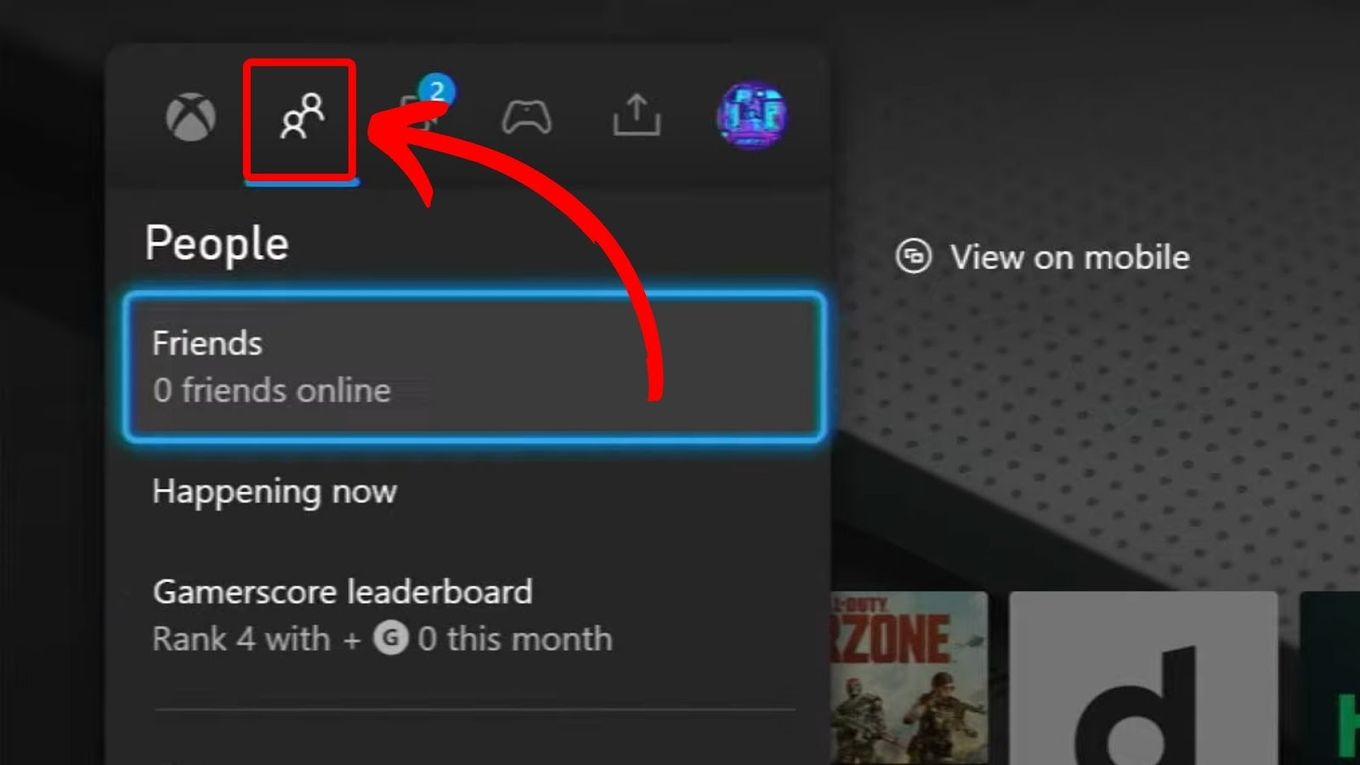 Click People To Add PS4 Friends On Xbox