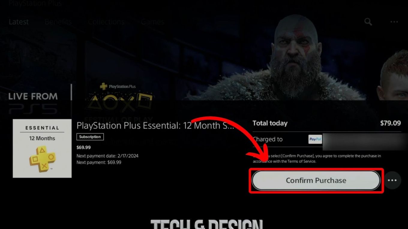 Confirm Your PlayStation Plus Purchase