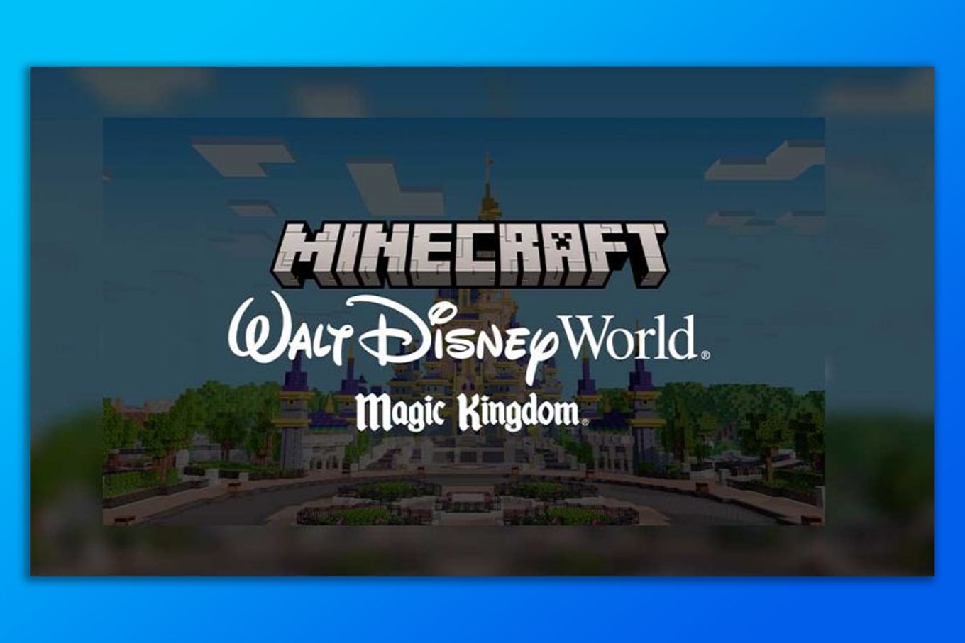 Minecraft Walt Disney for PS4
