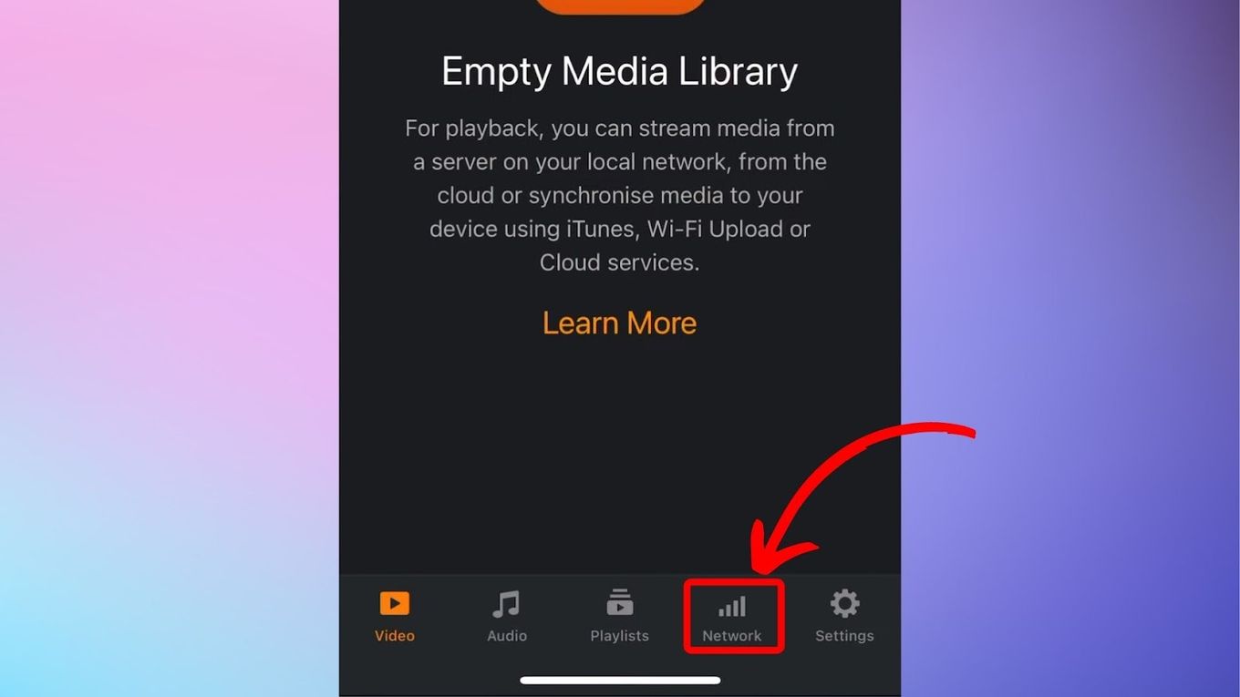 Open Network on Your iPhone’s VLC App - Watch WebM