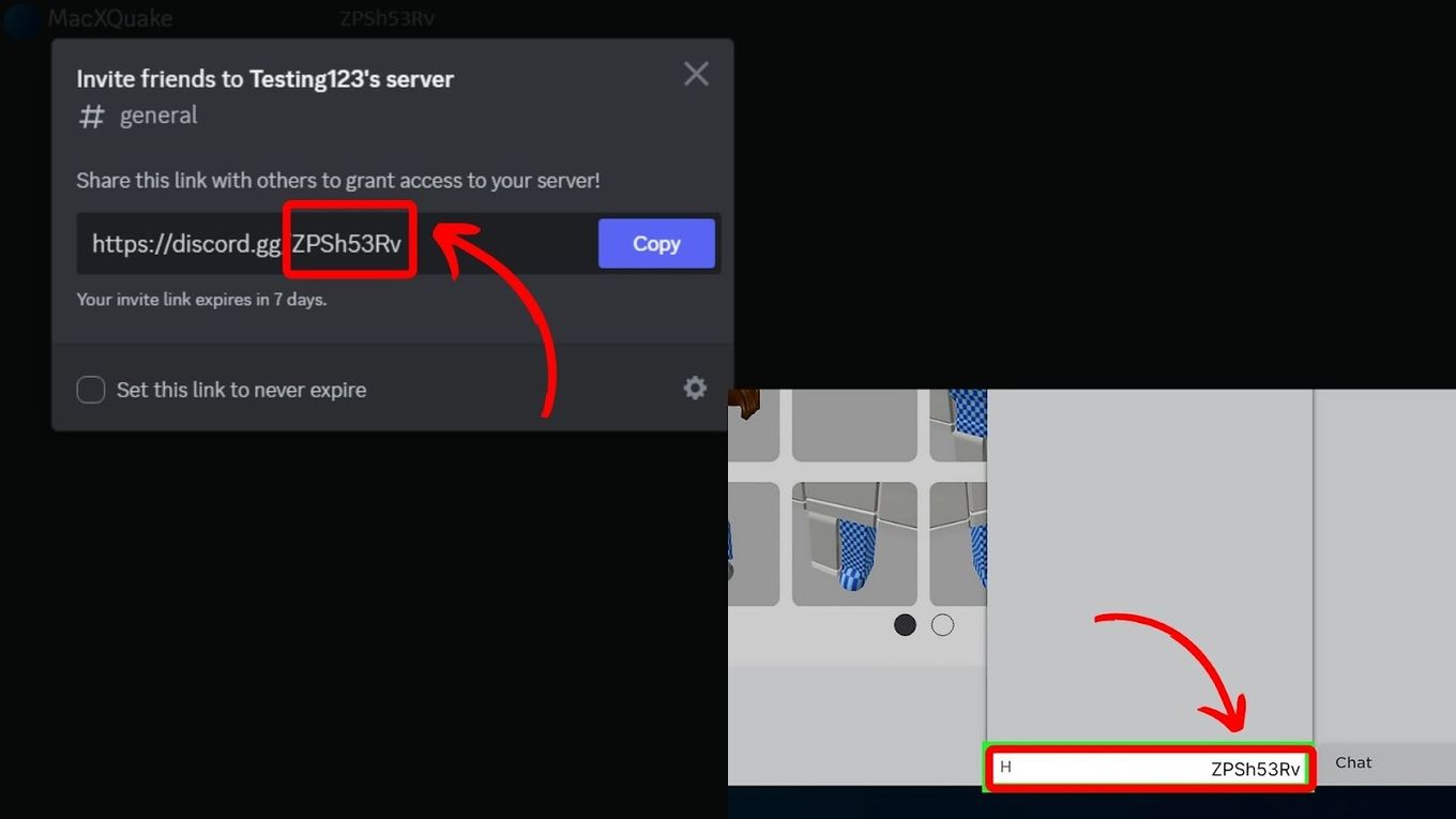 Share Link - Say Discord In Roblox