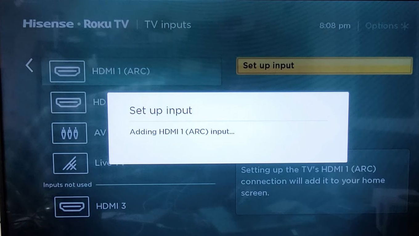 How to Restore HDMI Inputs on Roku TV