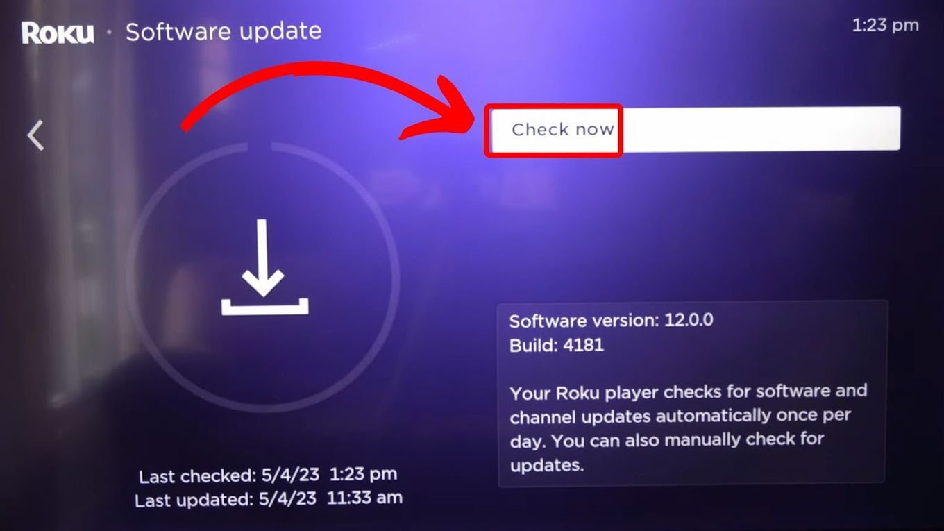 How to System Update Roku TV