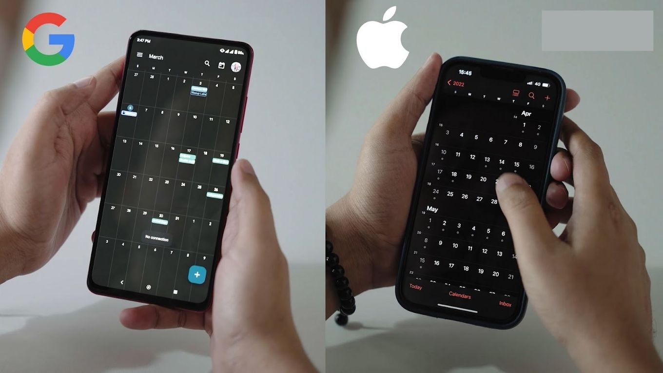 Differences Between Google and Apple Calendar