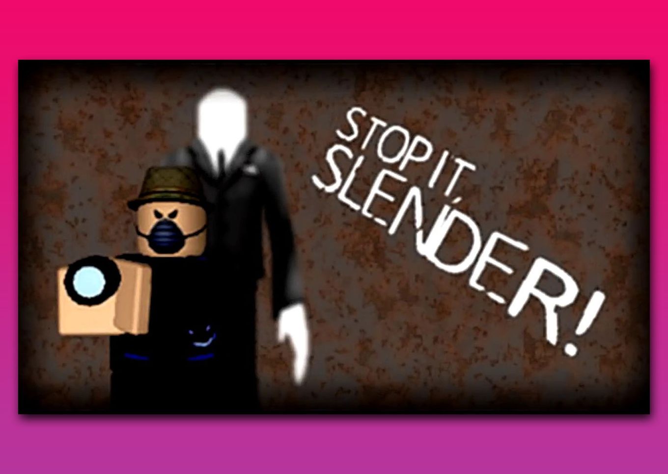 Old Roblox slender meets New Roblox slender 