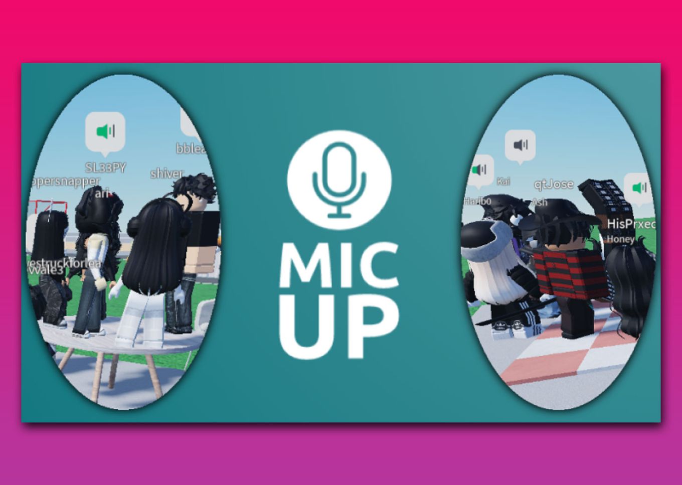 Roblox Voice Chat Game - Mic Up