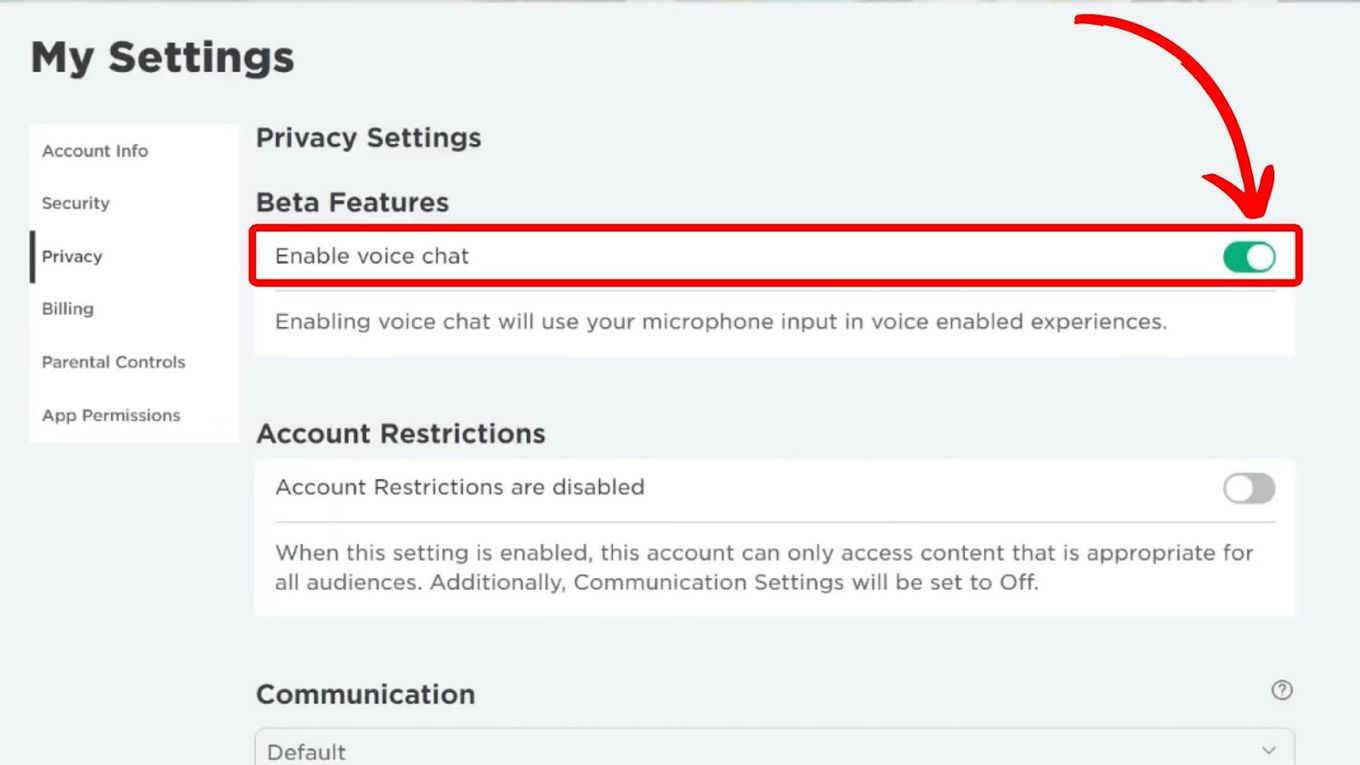 Roblox: How to Enable Voice Chat