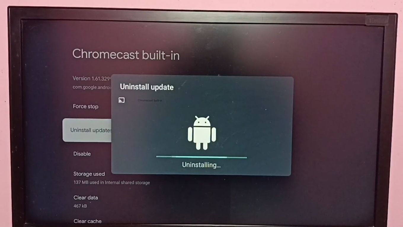 How to Uninstall Chromecast Update