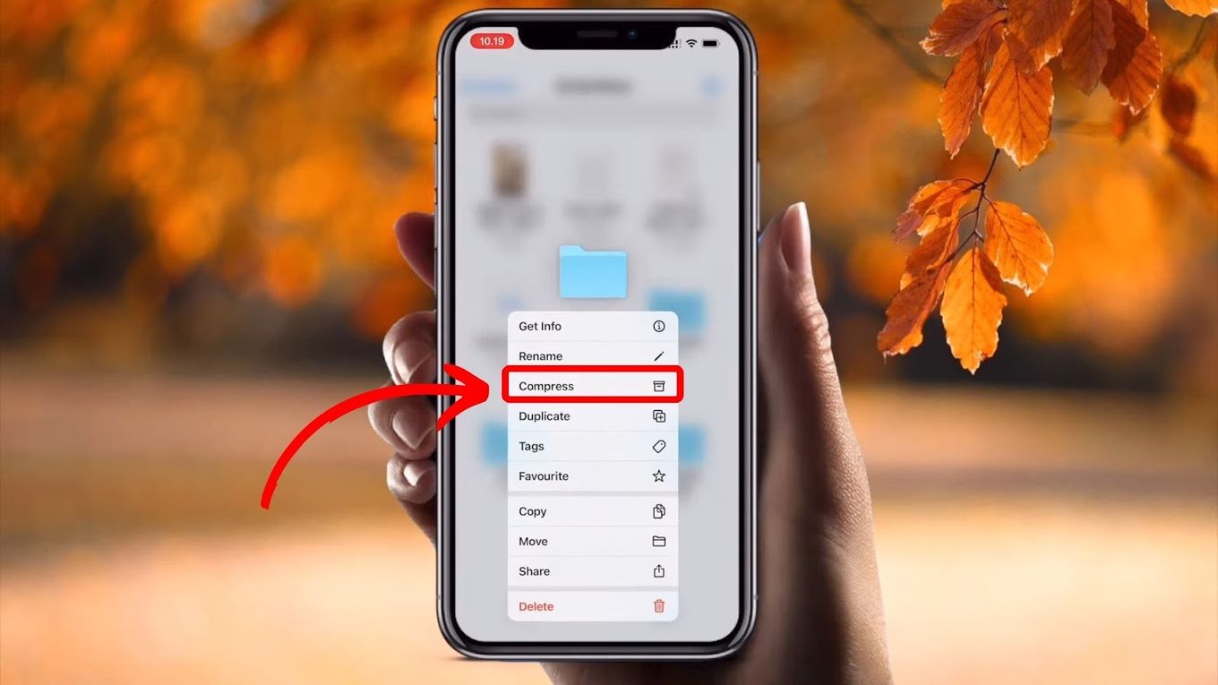 How to Compress Images to Zip Files on iPhone