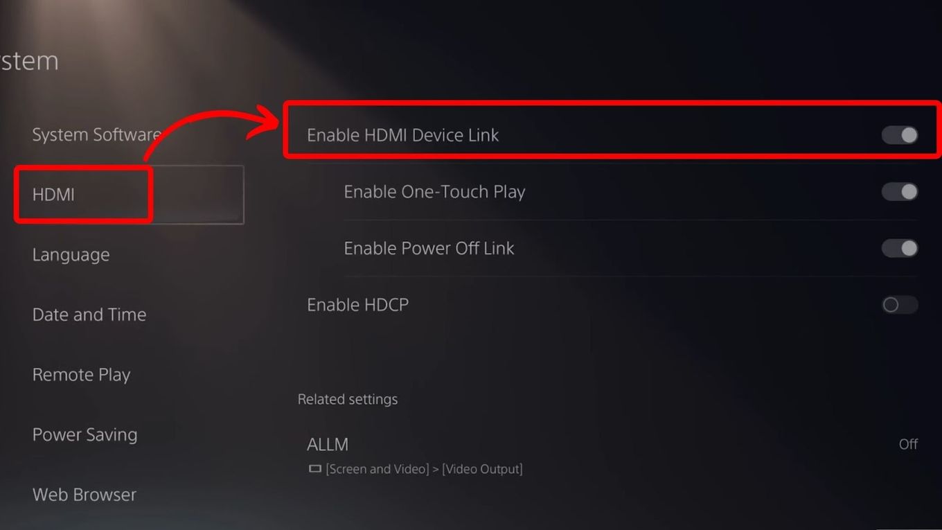 Sony Quietly Adds 'HDMI Link' Options To PS5, But It's Kind Of A Bust