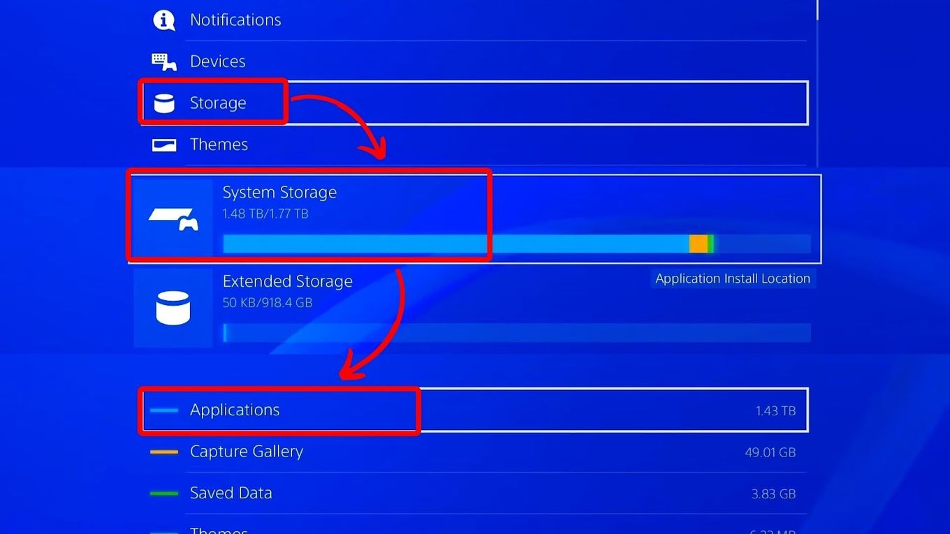 Move PS4 Game to External Hard Drive