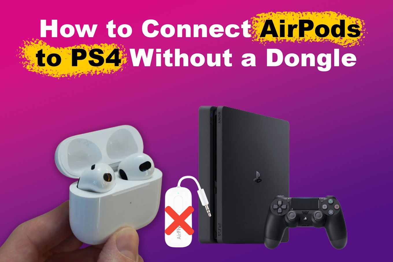 How can i connect 2025 my airpods to my ps4