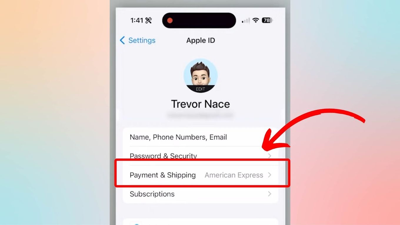 Payment Method for Apple Pay