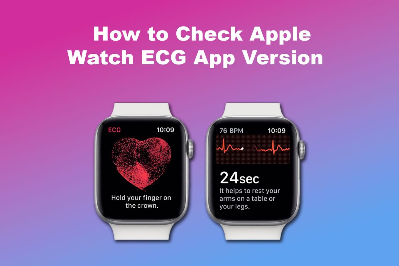 How to Check Apple Watch ECG App Version