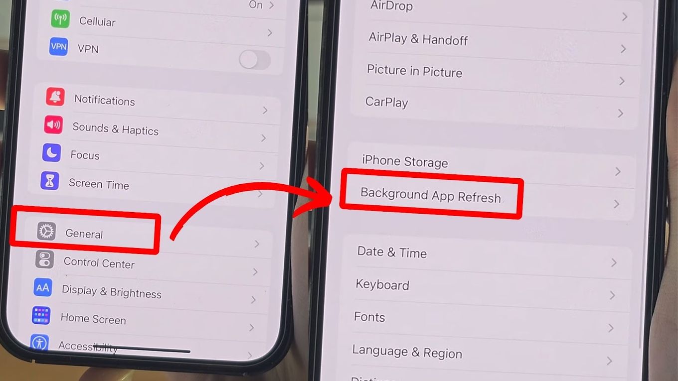 How to Open Background App Refresh With iPhone
