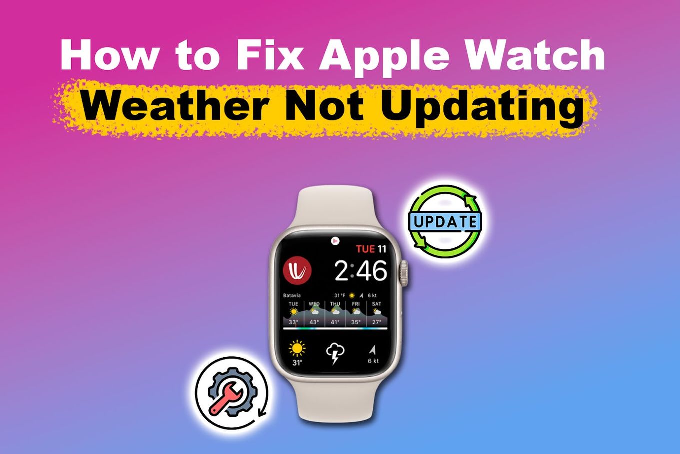 How to Fix Apple Watch Weather Not Updating