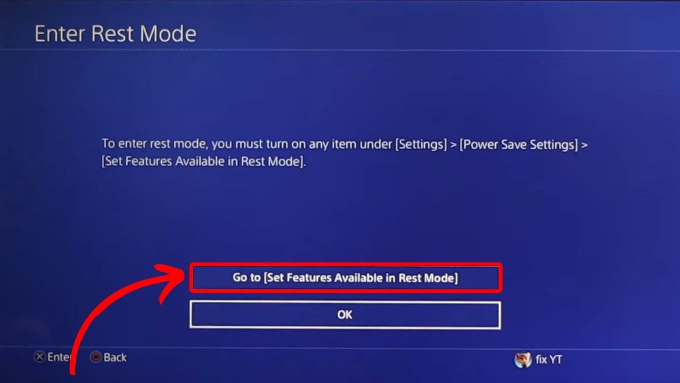 Customize Rest Mode Features on PS4